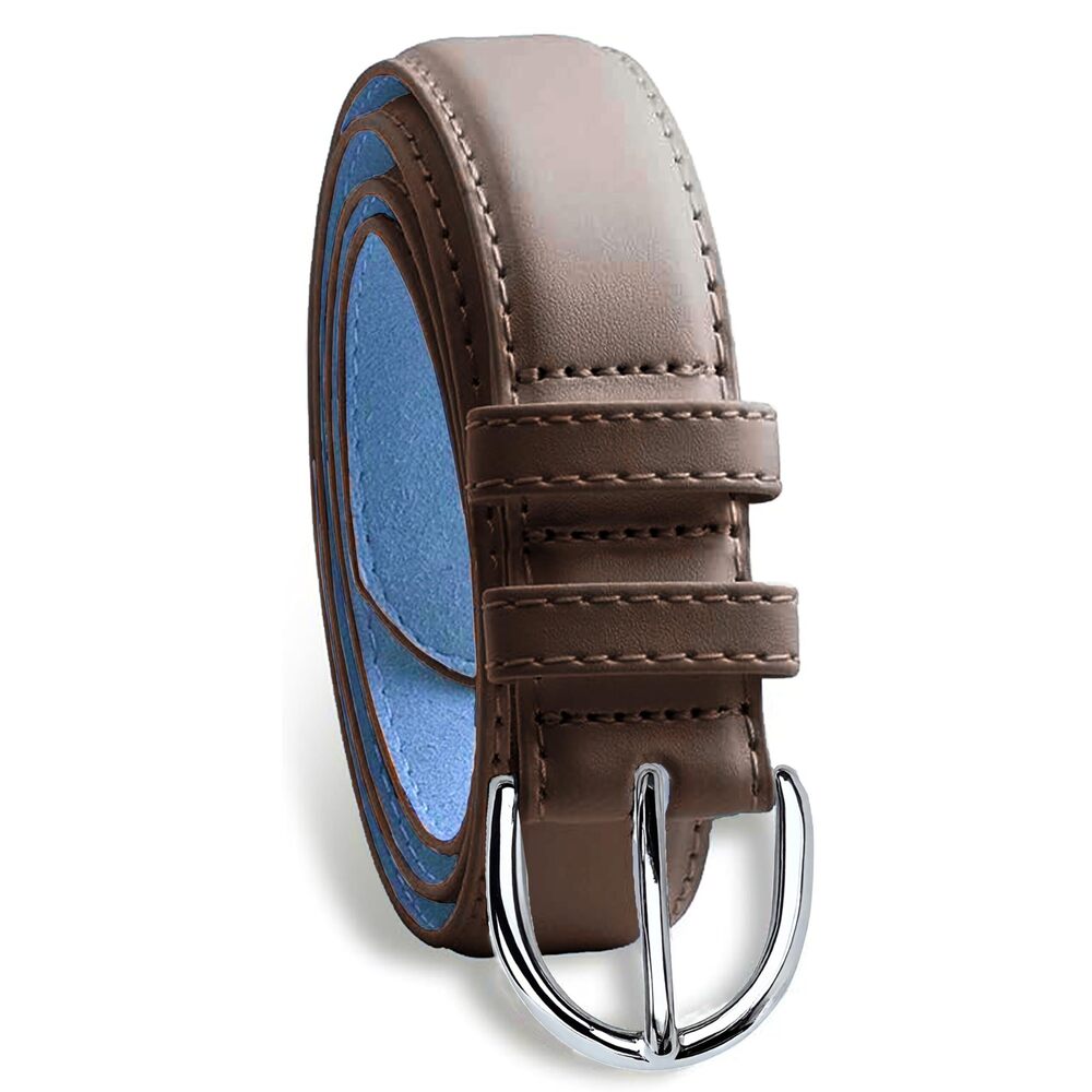 2191 Plus Size Belt, Bonded Leather, Silver Polished Buckle, Dress Belt Women,